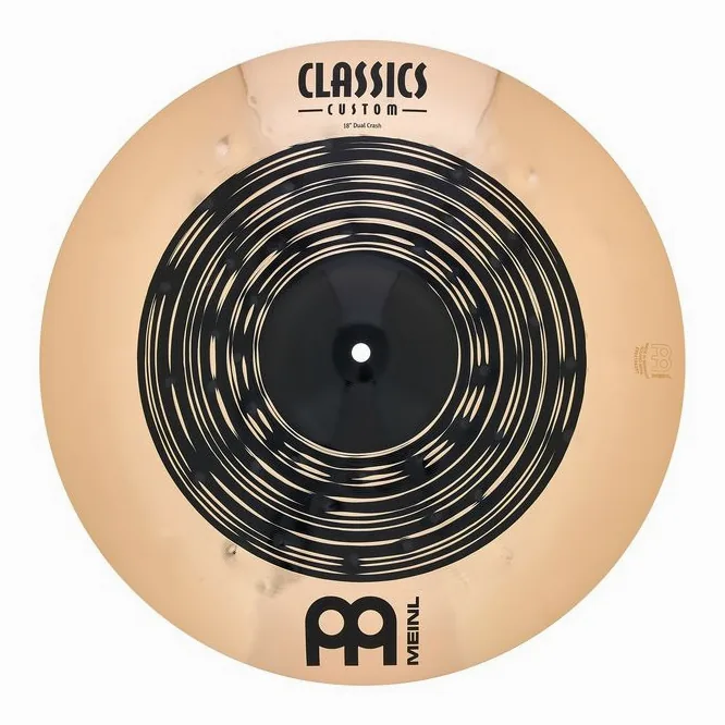 Meinl 18" Classics Custom Dual Crash, vue de près, photo 2