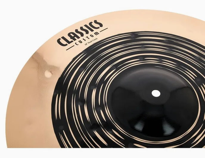 Meinl 18" Classics Custom Dual Crash, vue de face, photo 4