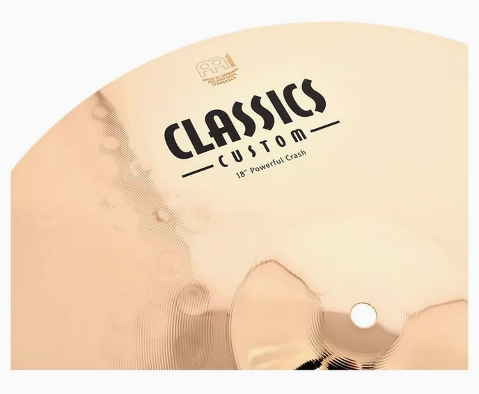 Meinl 18" Classics Custom Pow. Crash, vue de près, photo 4