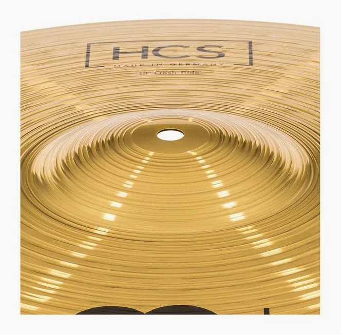 Meinl 18" HCS Crash / Ride, vue de près, photo 4