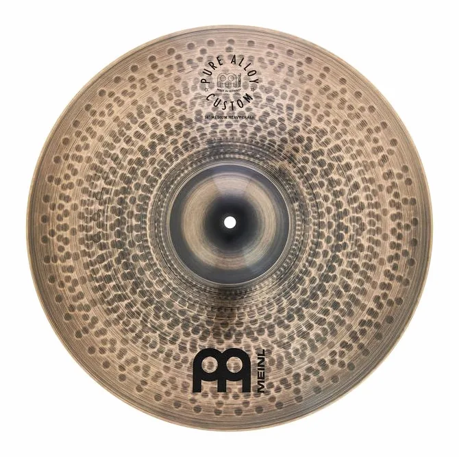 Meinl 18" Pure Alloy Cust. M-H Crash, vue de profil, photo 2