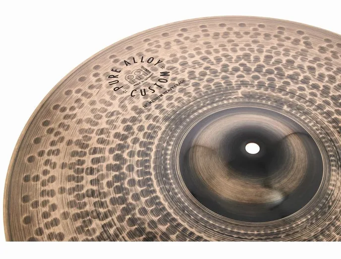 Meinl 18" Pure Alloy Cust. M-H Crash, vue de près, photo 4