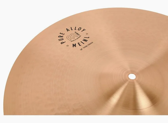 Meinl 18" Pure Alloy Thin Crash, sur fond neutre, photo 4
