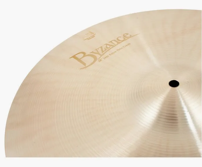 Meinl 18"Byzance J. Extra Thin Crash, sur fond neutre, photo 4