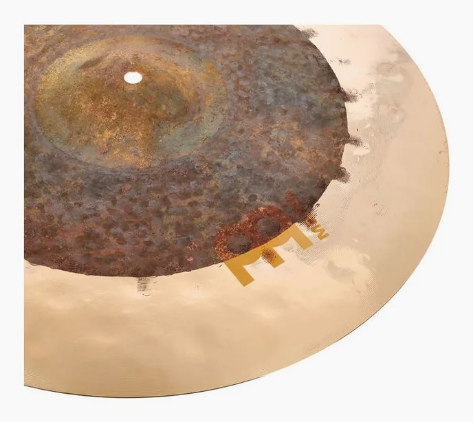 Meinl 19" Byzance Dual Crash, vue de trois quarts, photo 4