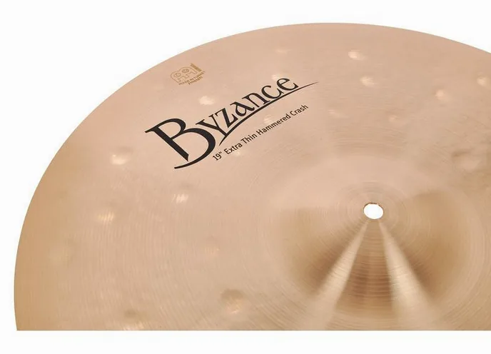 Meinl 19" Byzance Extra Thin Crash, vue de profil, photo 4