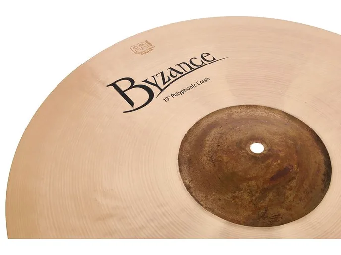 Meinl 19" Byzance Polyphonic Crash, vue de près, photo 4