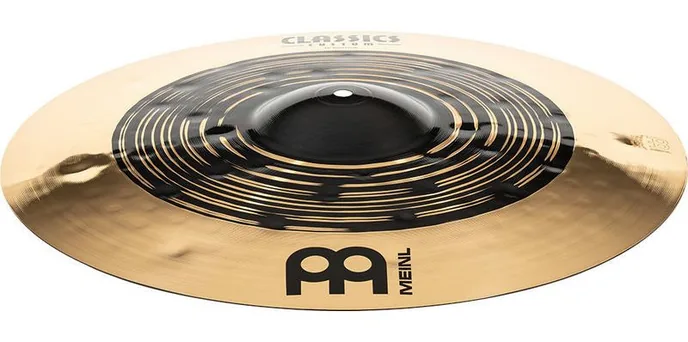 Meinl 19" Classics Custom Dual Crash, vue de près, de face