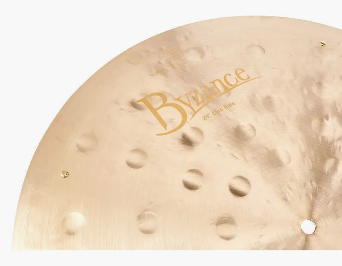 Meinl 20" Byzance Club Ride, vue de trois quarts, photo 3