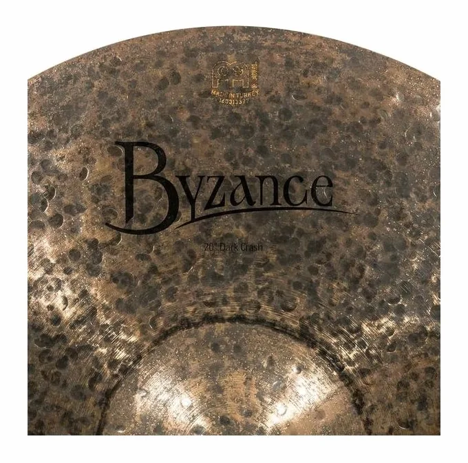 Meinl 20" Byzance Dark Crash, vue de près, photo 4