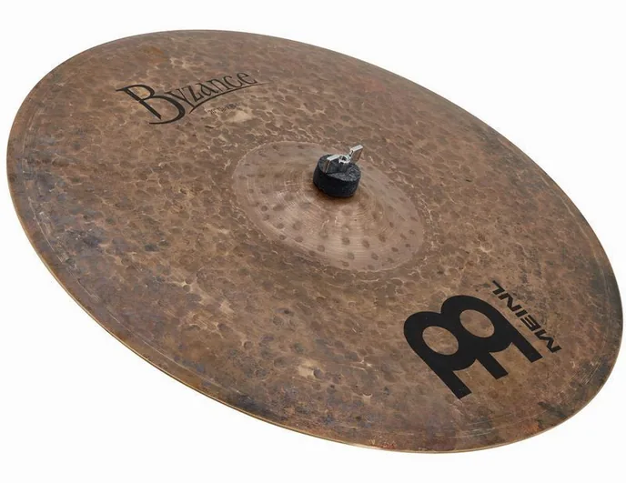 Meinl 20" Byzance Dark Ride, de face sur fond neutre