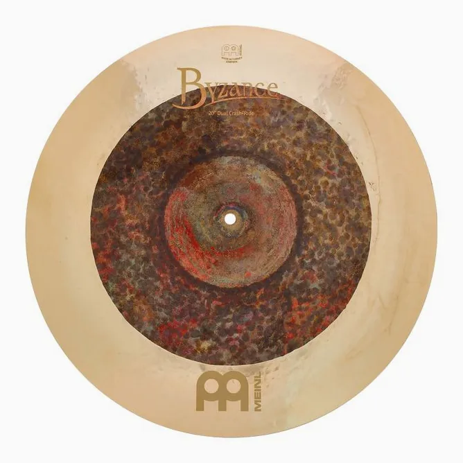 Meinl 20" Byzance Dual Crash/Ride, vue de dessus, photo 2