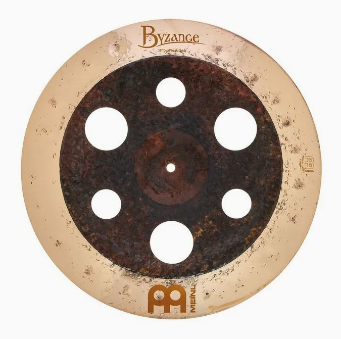 Meinl 18" Byzance Dual Trash China, vue de dessus, photo 2