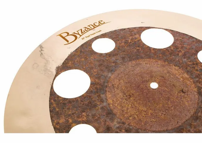 Meinl 20" Byzance Dual Trash Crash, vue de près, photo 3