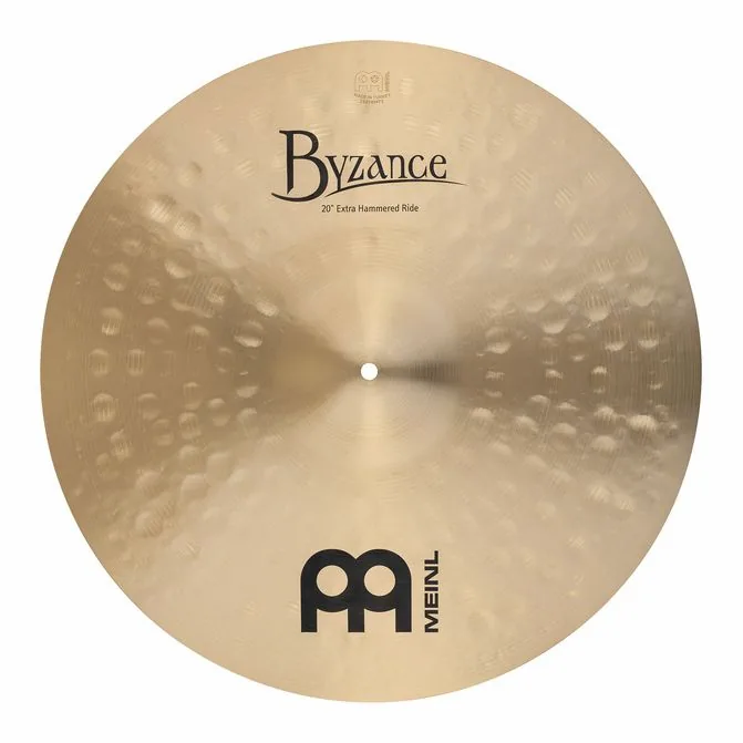 Meinl 20" Byzance Extra Ham. Ride, sur fond neutre, photo 2