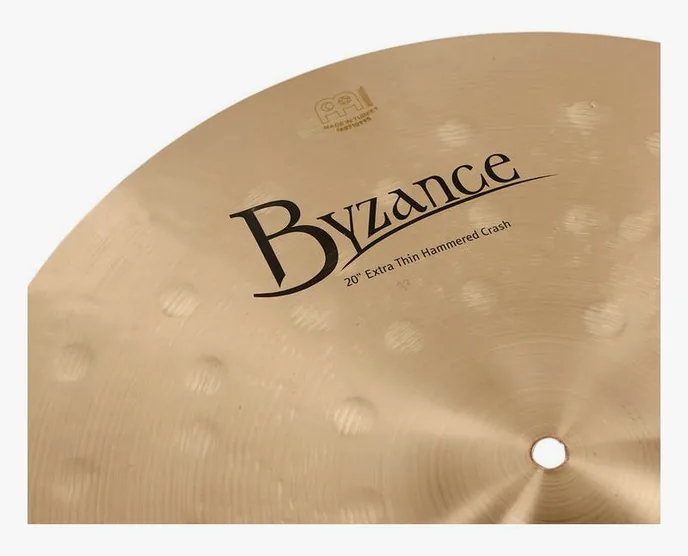 Meinl 20" Byzance Extra Thin Crash, vue de trois quarts, photo 3
