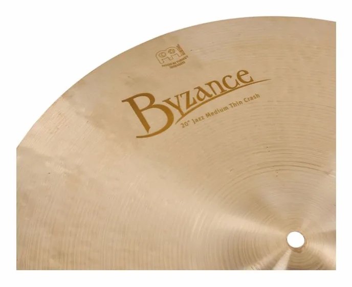 Meinl 20" Byzance Jazz M. Thin Crash, vue de près, photo 3