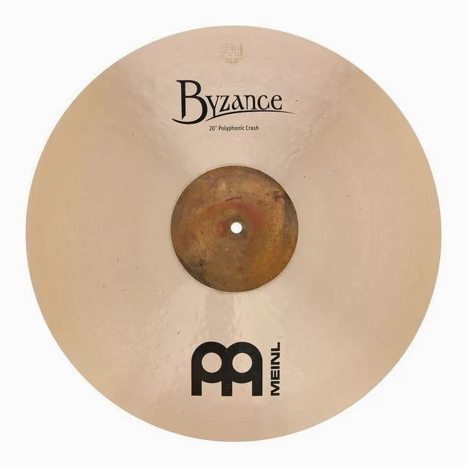 Meinl 20" Byzance Polyphonic Crash, vue de près, photo 2