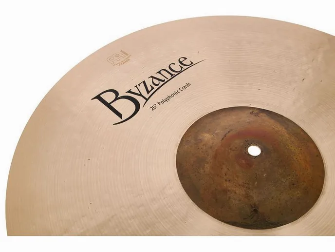 Meinl 20" Byzance Polyphonic Crash, vue de profil, photo 4