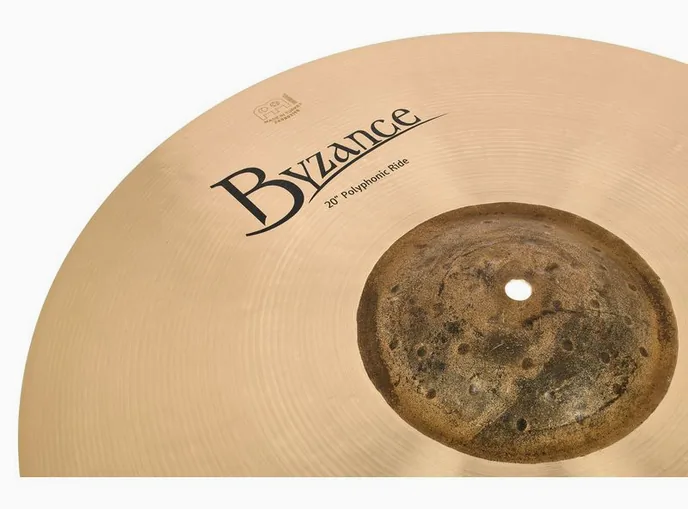Meinl 20" Byzance Polyphonic Ride, vue de face, photo 4