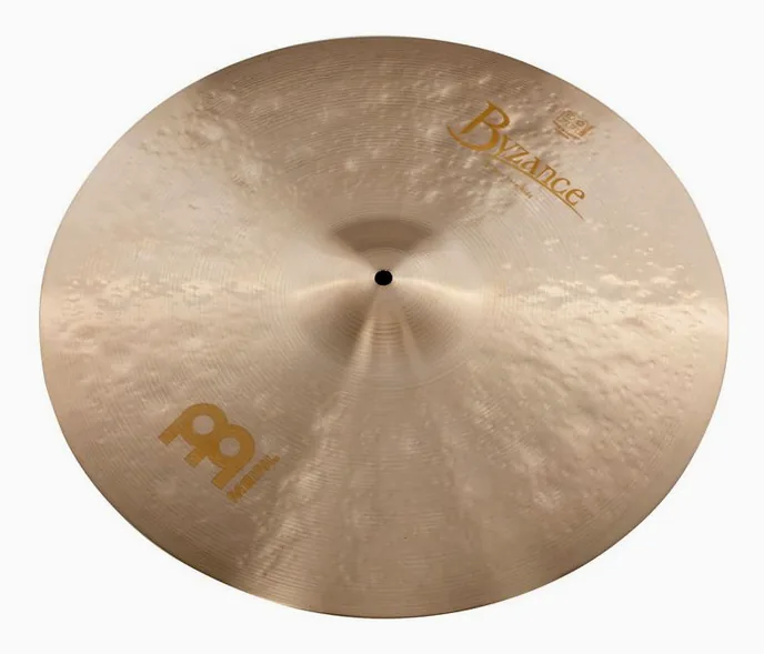 Meinl 20" Byzance Thin Ride, de face sur fond neutre