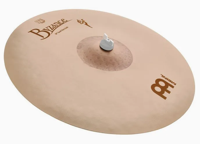 Meinl 20" Byzance Vint. Sand Thin C., de face sur fond neutre