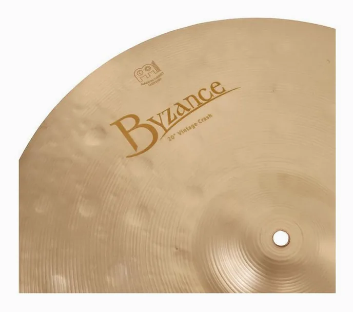 Meinl 20" Byzance Vintage Crash, vue de trois quarts, photo 3