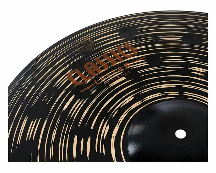 Meinl 20" Classics Custom Dark Crash, sur fond neutre, photo 3