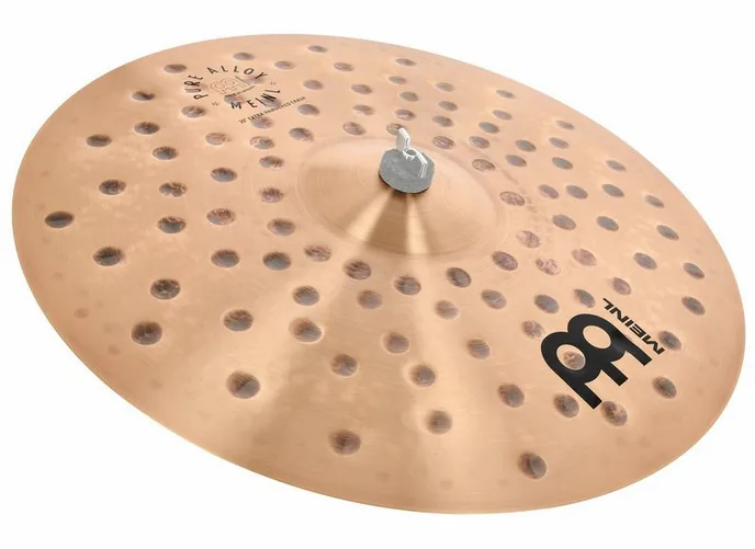 Meinl 20" Pure Alloy E.Hammered Cr., de face sur fond neutre