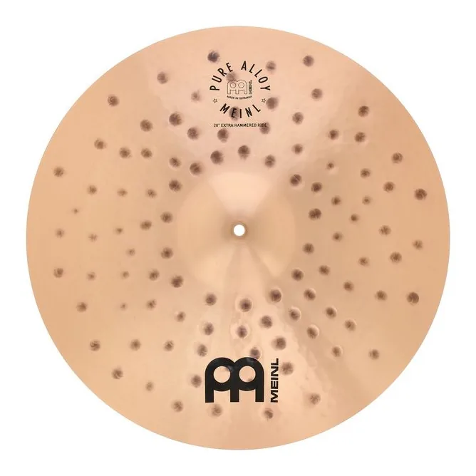 Meinl 20" Pure Alloy E.Hammered Ride, vue de face, photo 2
