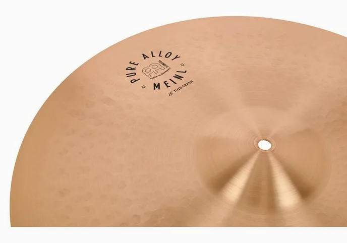 Meinl 20" Pure Alloy Thin Crash, vue de face, photo 4