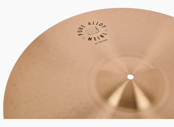 Meinl 20" Pure Alloy Thin Ride, vue de dessus, photo 4