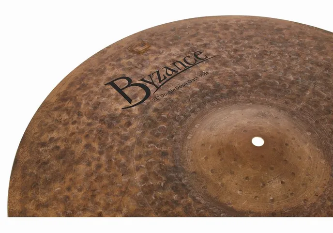 Meinl 21" Byzance D. Double Down C-R, vue de profil, photo 4