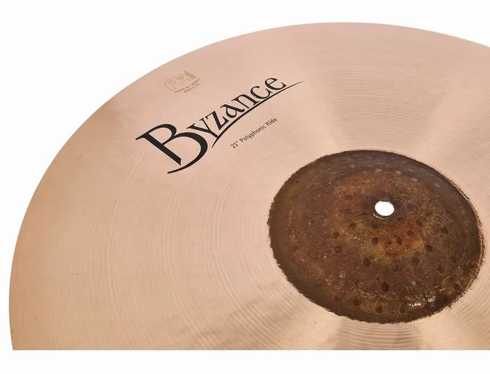 Meinl 21" Byzance Polyphonic Ride, vue de face, photo 4