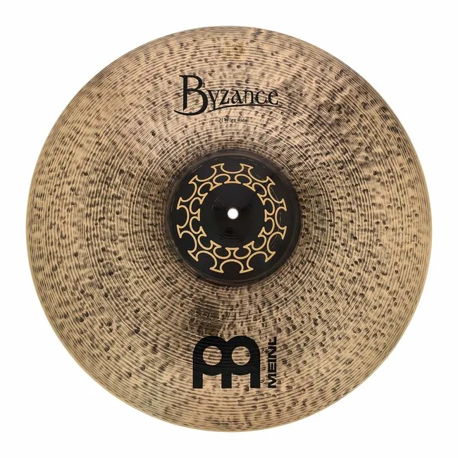 Meinl 21" Byzance Thomas Lang Ride, vue de profil, photo 2