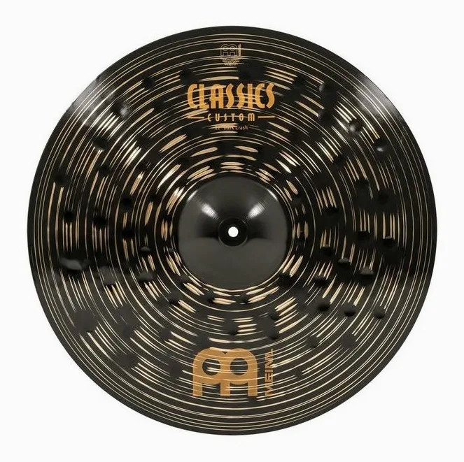 Meinl 21" Classics Custom Dark Crash, sur fond neutre, photo 2