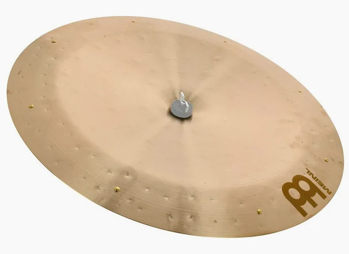 Meinl 22" Byz. Sizzle Jazz Ch. Ride, de face sur fond neutre