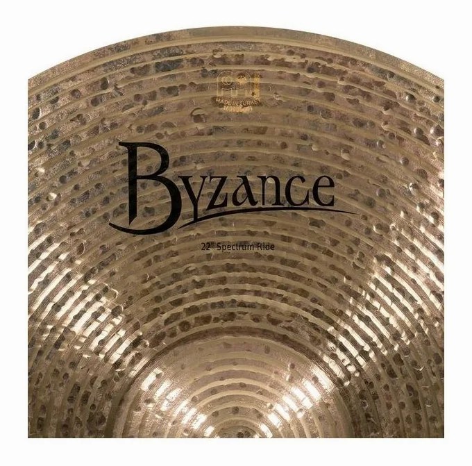 Meinl 22" Byzance Dark Spectrum Ride, vue de près, photo 4
