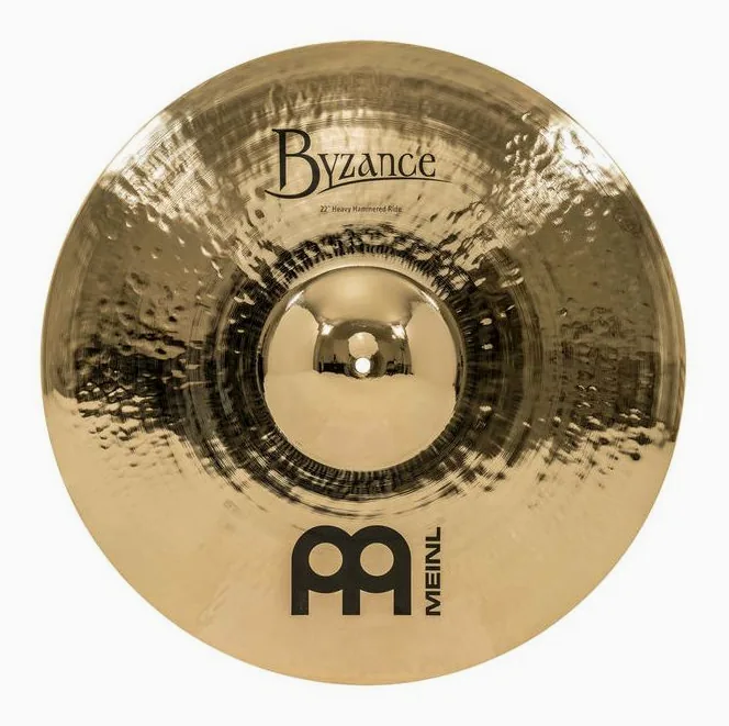 Meinl 22" Byzance Heavy H. Ride, vue de profil, photo 2