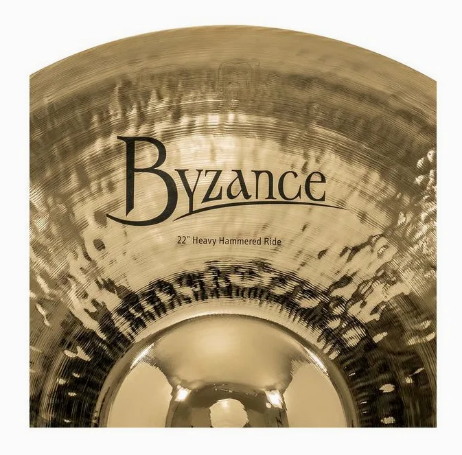 Meinl 22" Byzance Heavy H. Ride, vue de près, photo 4