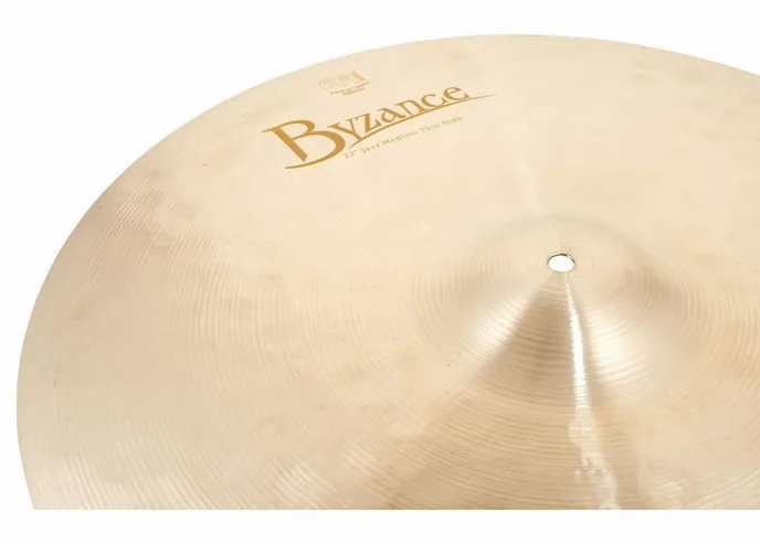 Meinl 22" Byzance Medium Thin Ride, vue de trois quarts, photo 4