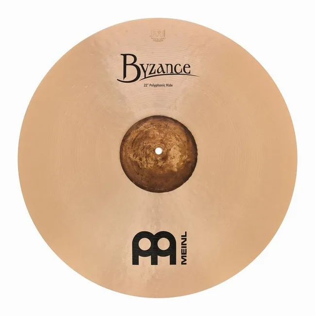 Meinl 22" Byzance Polyphonic Ride, vue de près, photo 2