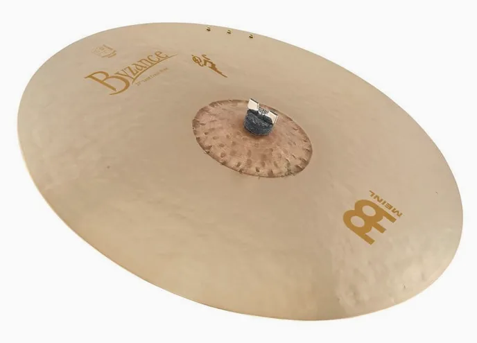 Meinl 22" Byzance Sand Crash/Ride, de face sur fond neutre