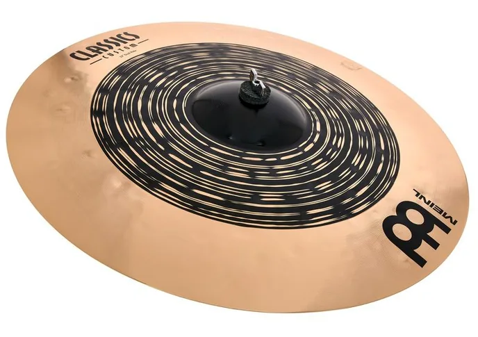 Meinl 22" Classics Custom Dual Ride, de face sur fond neutre
