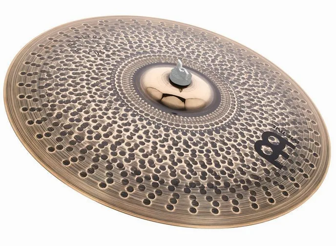 Meinl 22" Pure Alloy Custom Ride, de face sur fond neutre