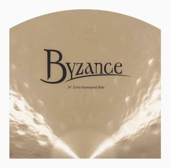 Meinl 24" Byzance Extra Ham. Ride, sur fond neutre, photo 4