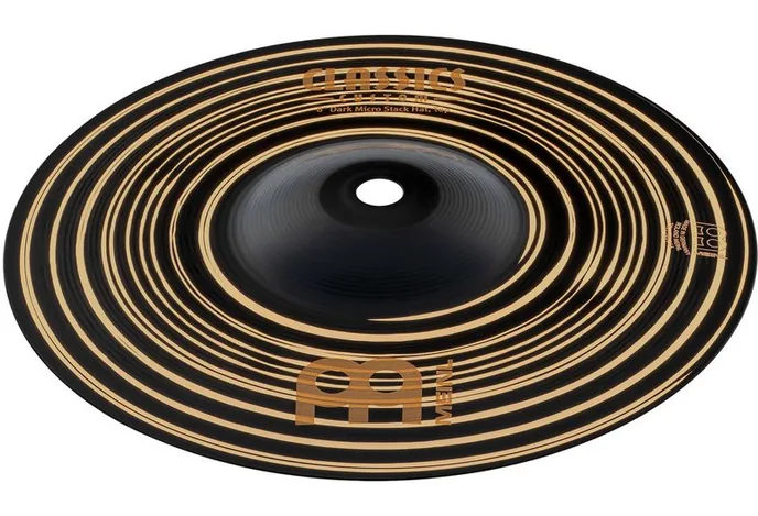 Meinl 8" Cl. Cust. Dark Micro Stack, vue de près, de face