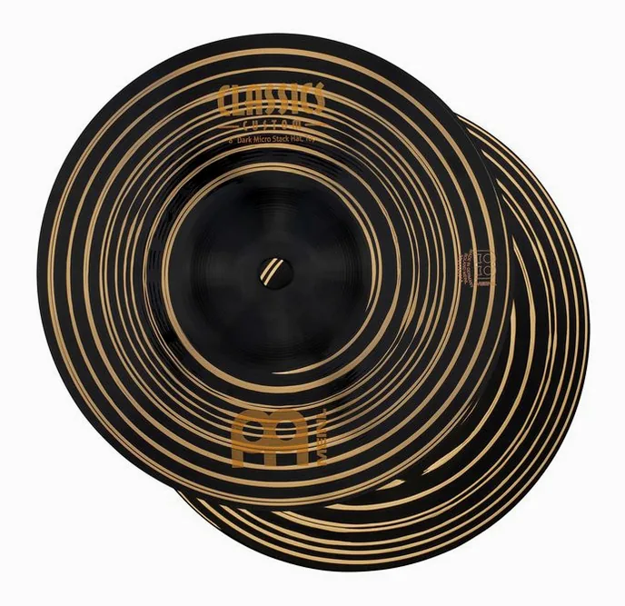 Meinl 8" Cl. Cust. Dark Micro Stack, vue de face, photo 2