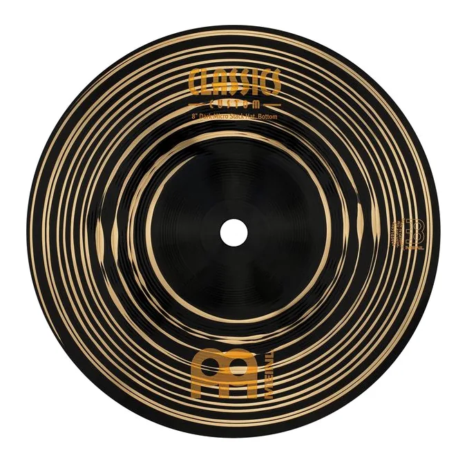 Meinl 8" Cl. Cust. Dark Micro Stack, vue de profil, photo 3