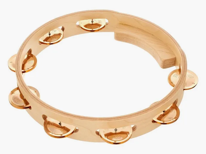 Meinl AE-MTA1BO Artisan Tambourine, sur fond neutre